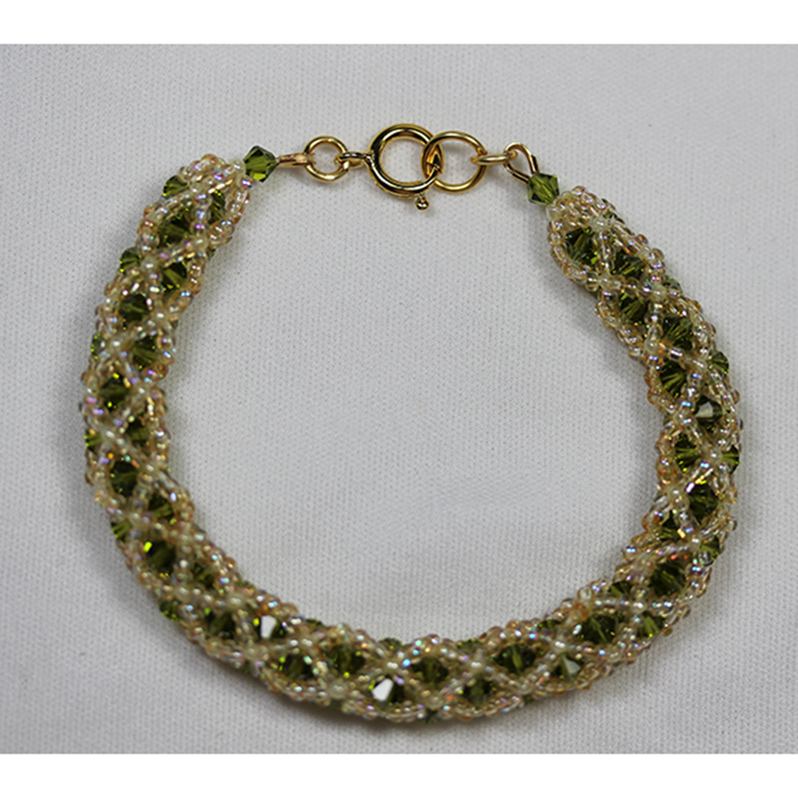Designer Jewelry - EncasedCrystalsBraceletPattern