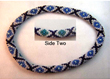 Designer Jewelry - Blue Moon Diamond Bead Crochet Bracelet