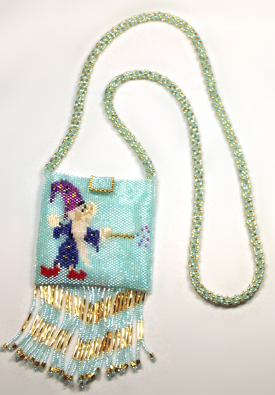 Designer Jewelry - Wizard & Fire Amulet Bag