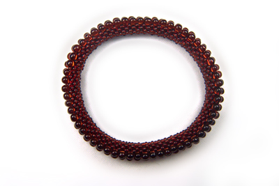 Designer Jewelry - 3-Drop Bead Crochet Bracelet Pattern