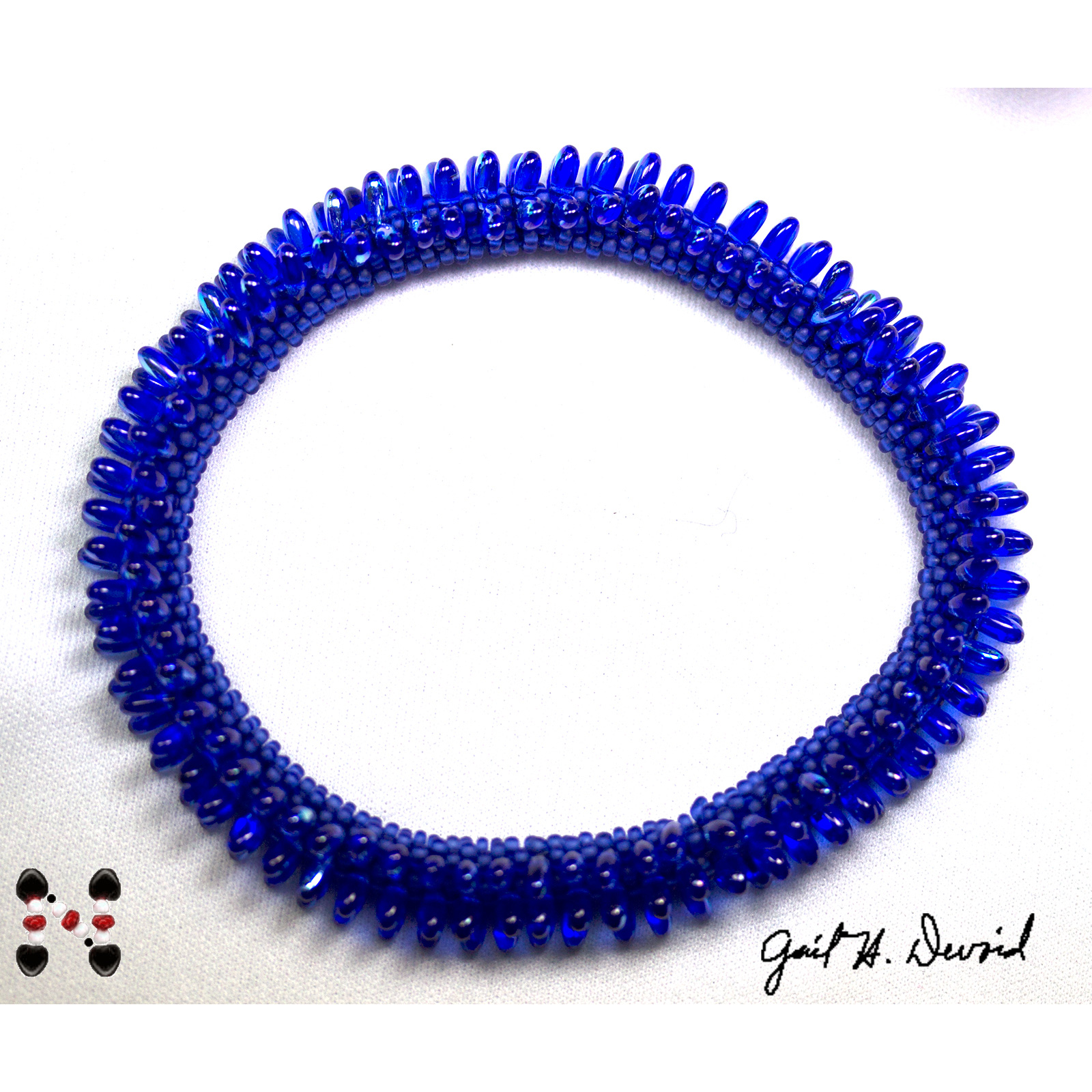 Designer Jewelry - 3 Rizo Bead Crochet Bracelet